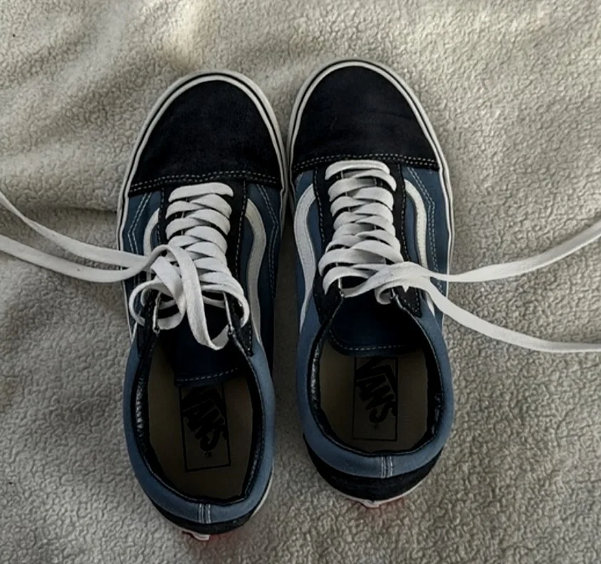Unisex Vans Sneakers - Blue, Navy & White M 7 / W 8.5 image indicator(5)