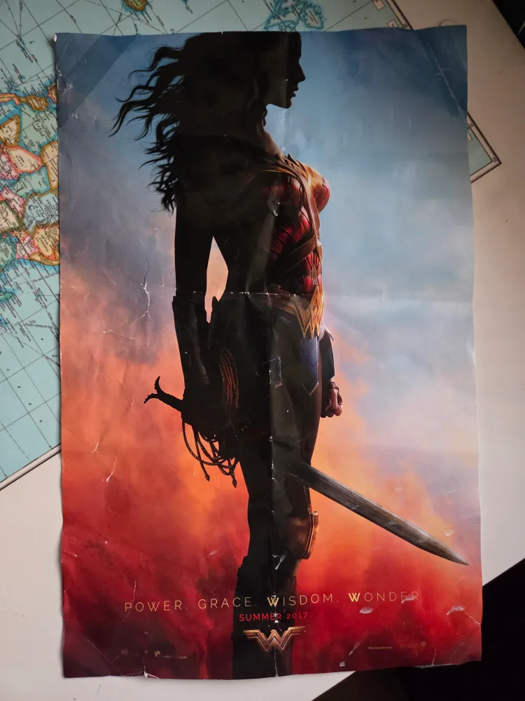 Wonder Woman (2017) promotional poster APPROX 11" X 18" thumbnail