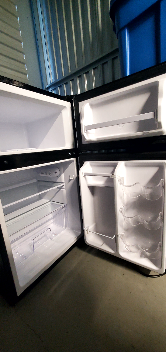Insignia 2-Door Mini Fridge - Great Condition! - photo 3