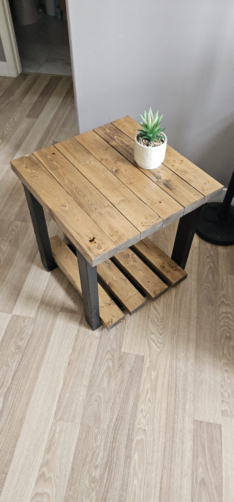 Rustic Wooden Coffee and Side Tables - photo 3