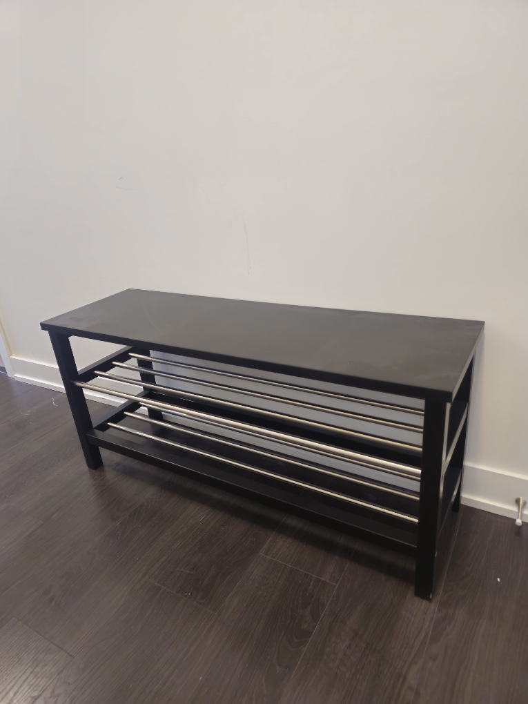 IKEA Shoe Rack & Bench - Black