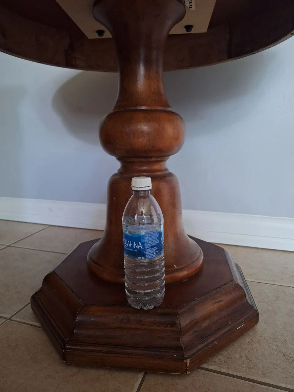 Round Wooden Accent Table thumbnail