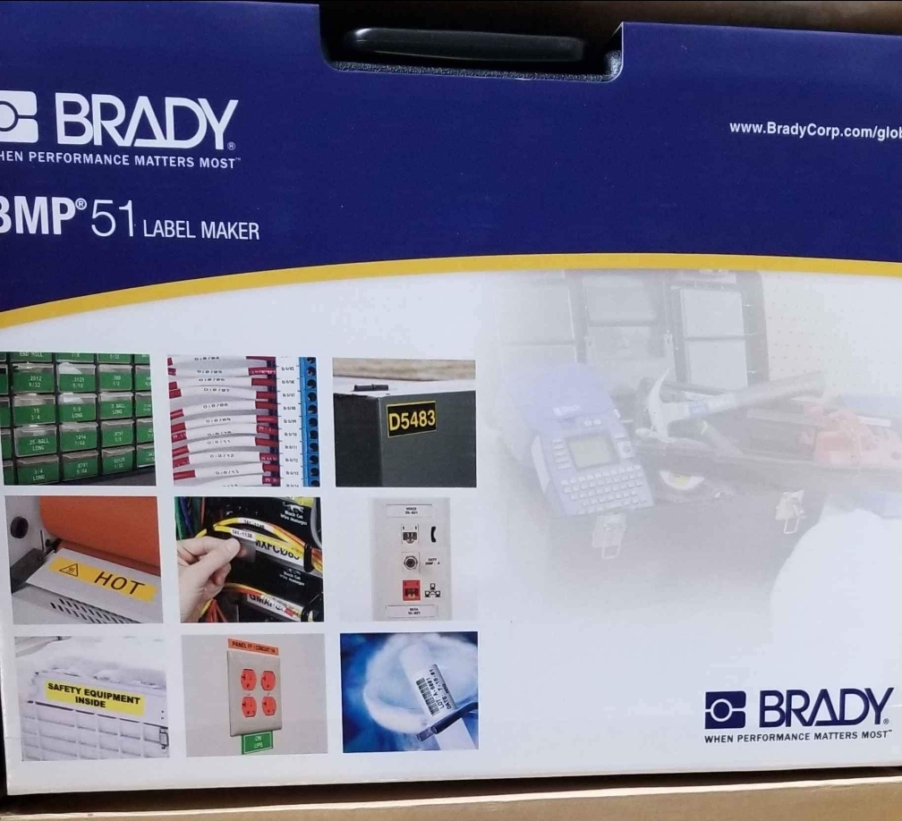 Brady BMP51 Label Maker brand new in box