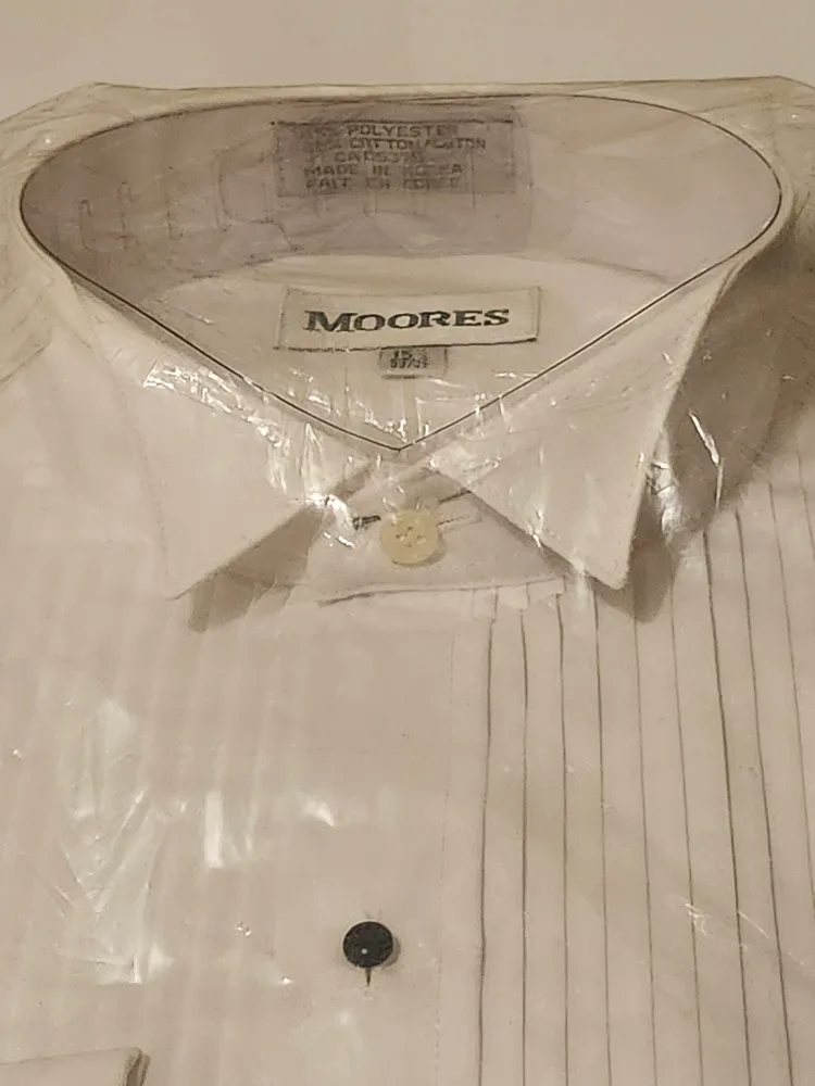 Moores Tuxedo Dress Shirt - NEW thumbnail