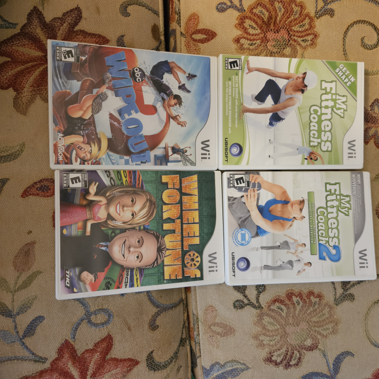 Wii Games Bundle: Wipeout, My Fitness Coach and Wheel of Fortune