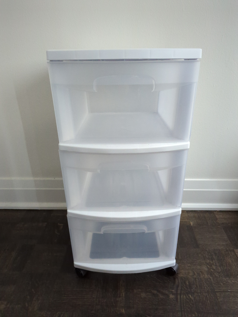 3-Drawer Storage Cart