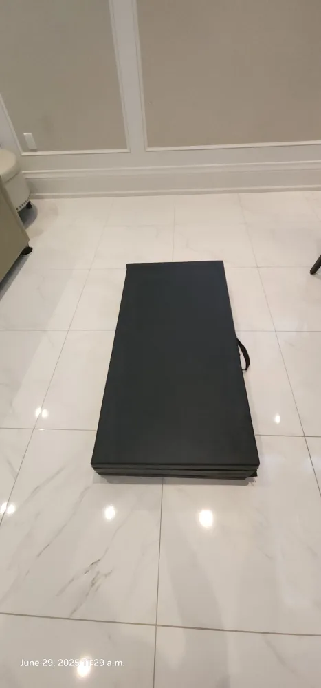 Folding Exercise Mat - Black image indicator(2)