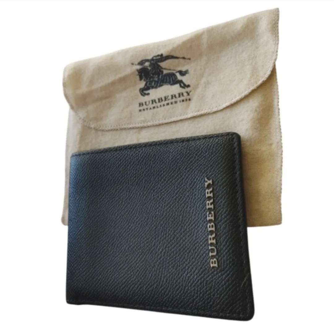 Burberry Black Leather Wallet image indicator(10)