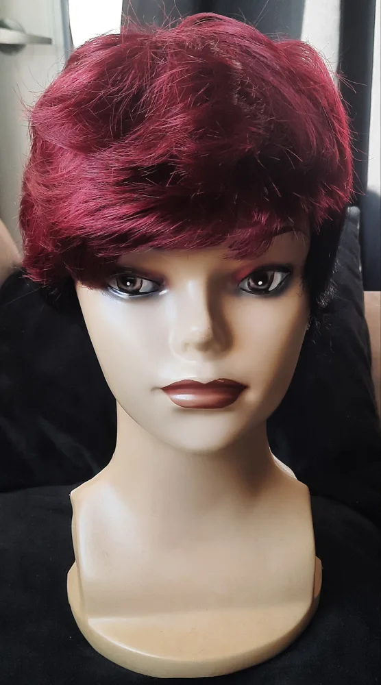 Human Red and Black   Wig thumbnail