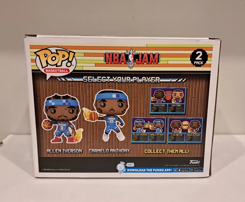 🏀🕹 Allen Iverson and Carmelo Anthony (2 Pack) Funko Pop! image indicator(3)