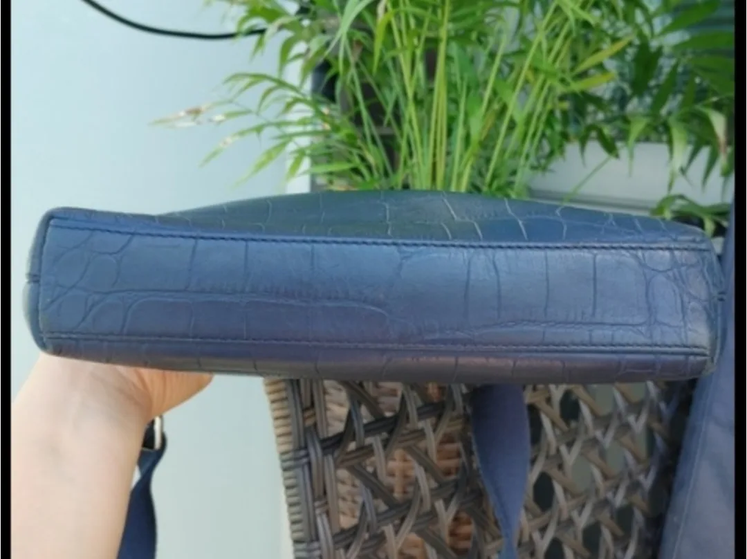 Vintage MCM Blue Crossbody Bag image indicator(6)