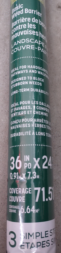 Brand New Weed Barrier Roll
