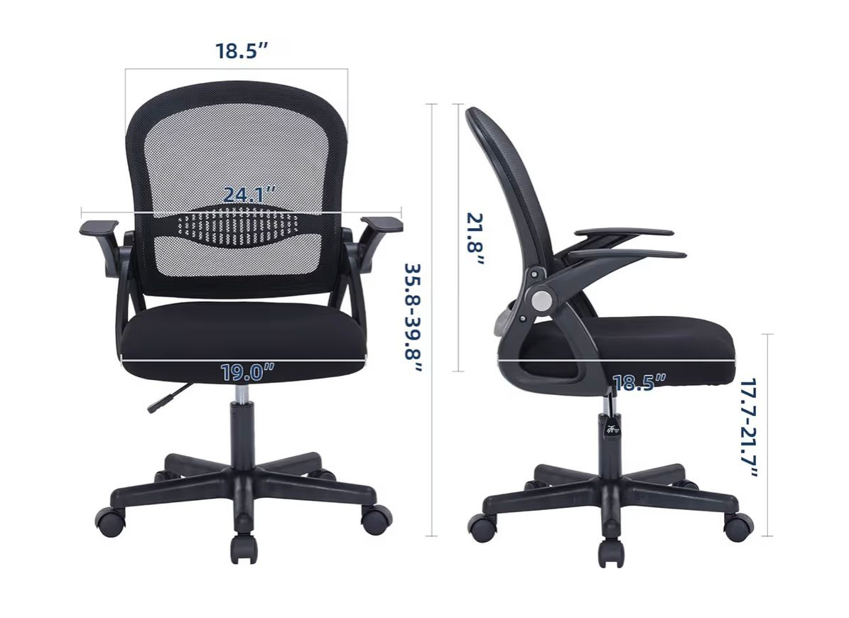 Ergonomic Mesh Office Chair - Black - photo 3