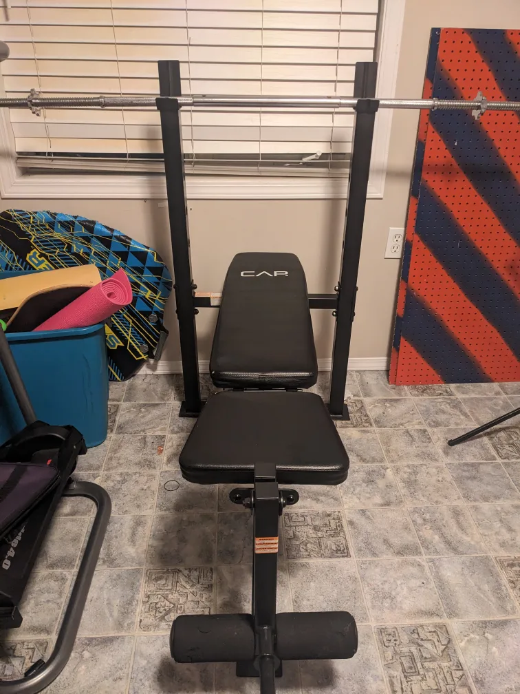 CAP Barbell Weight Bench with Squat Rack (no weight plates) thumbnail