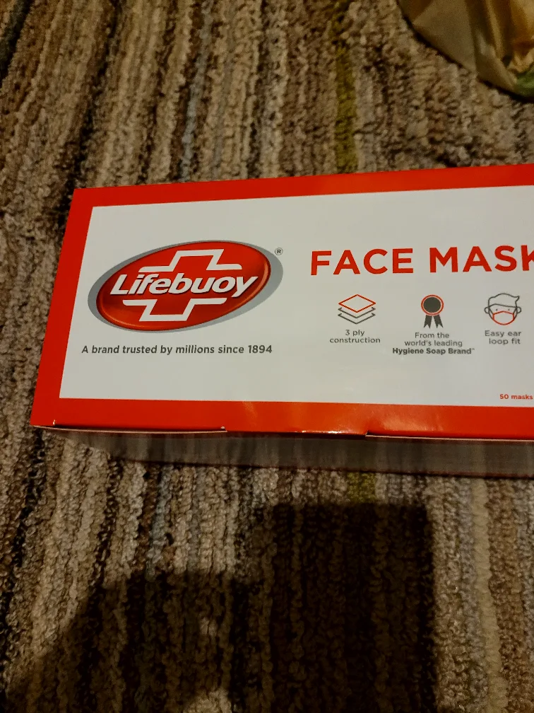 Lifebuoy Face Masks - 50 Masks # June  freecycle thumbnail