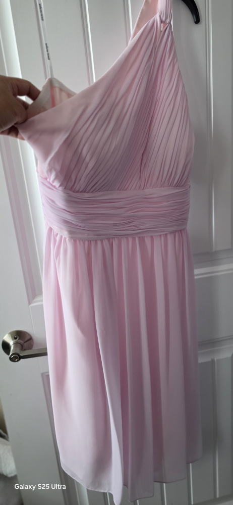 Donna Morgan Pink One-Shoulder Dress - photo 2