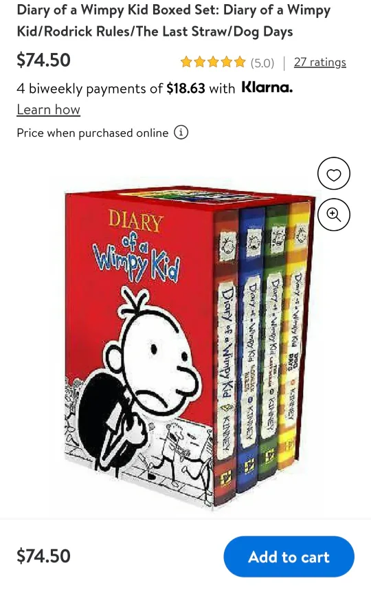 Like New Diary of a Wimpy Kid Book Set image indicator(2)