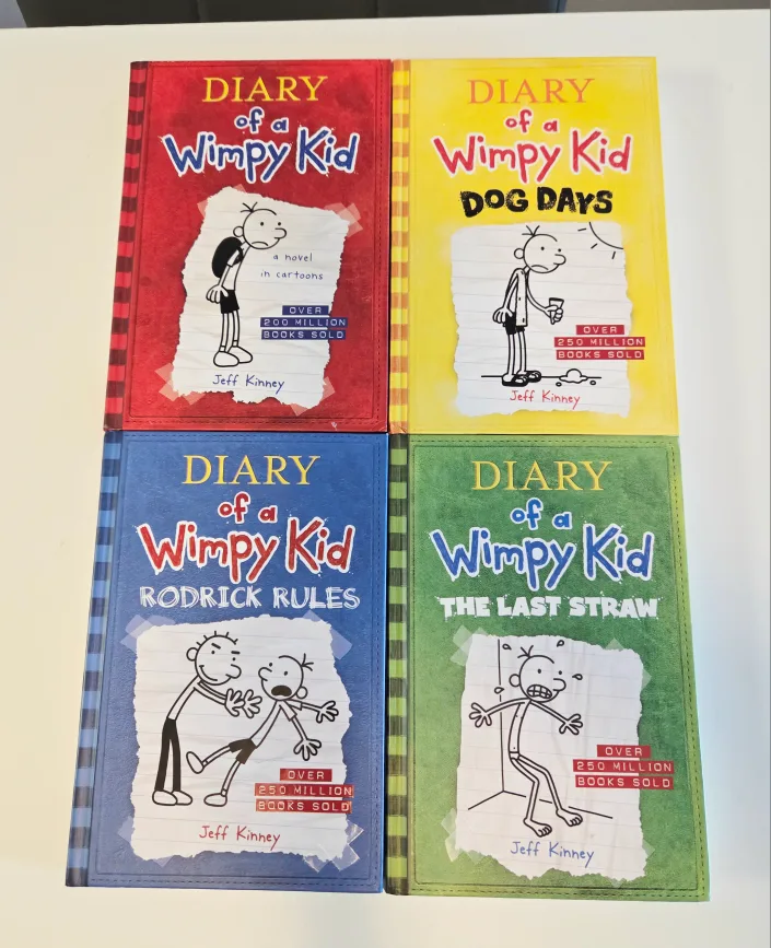 Like New Diary of a Wimpy Kid Book Set image indicator(4)