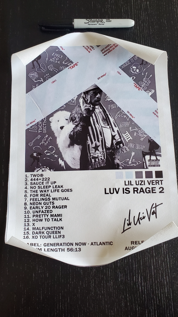 Lil Uzi Vert Luv Is Rage 2 Canvas Poster