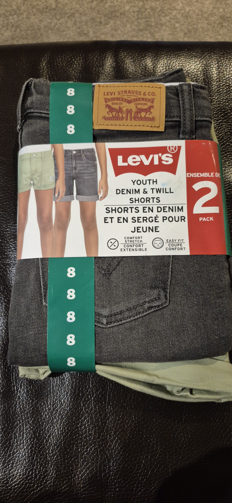 Levi's Youth Denim & Twill Shorts - Size 8