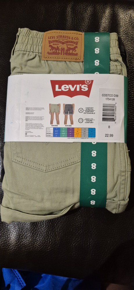Levi's Youth Denim & Twill Shorts - Size 8 - photo 2