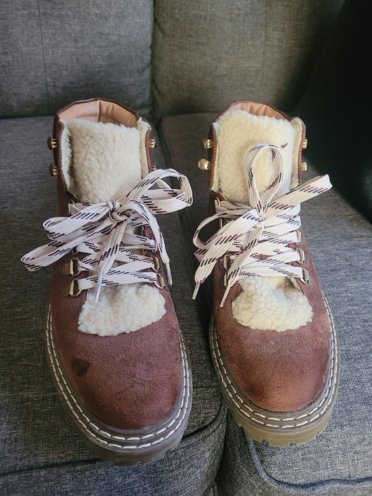 Only Brown Winter Boots - Size 7