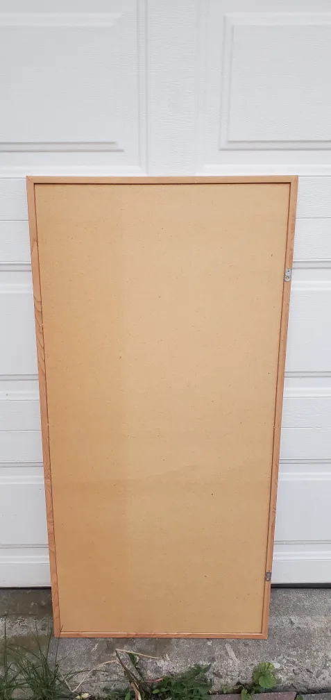 Wooden Framed bulletin Board cork thumbnail