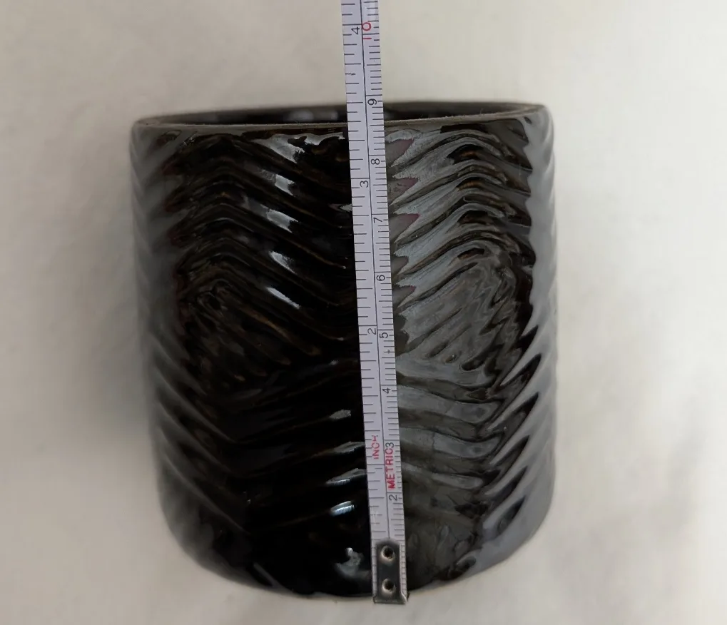 Costa Farms Black Ceramic Planter 💚 image indicator(2)