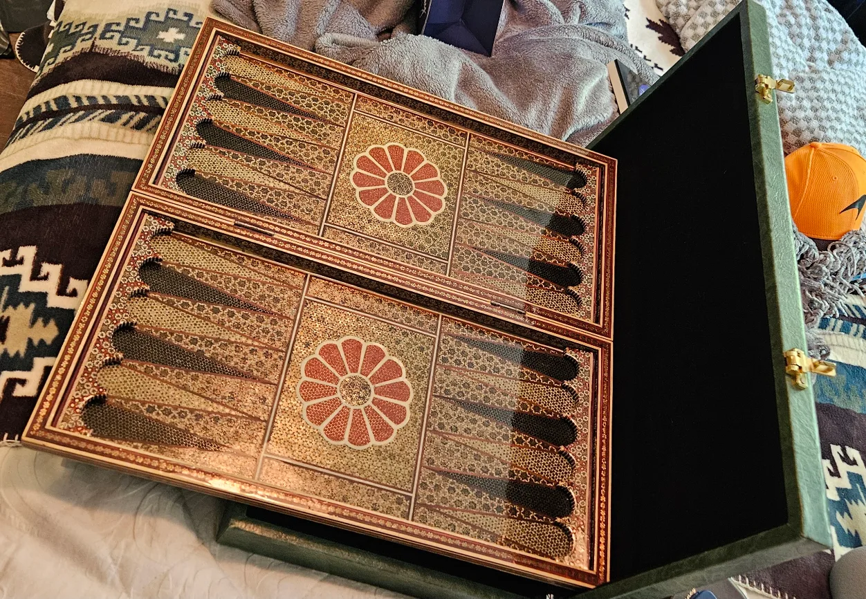 Vintage Hand-Painted Game Set image indicator(2)