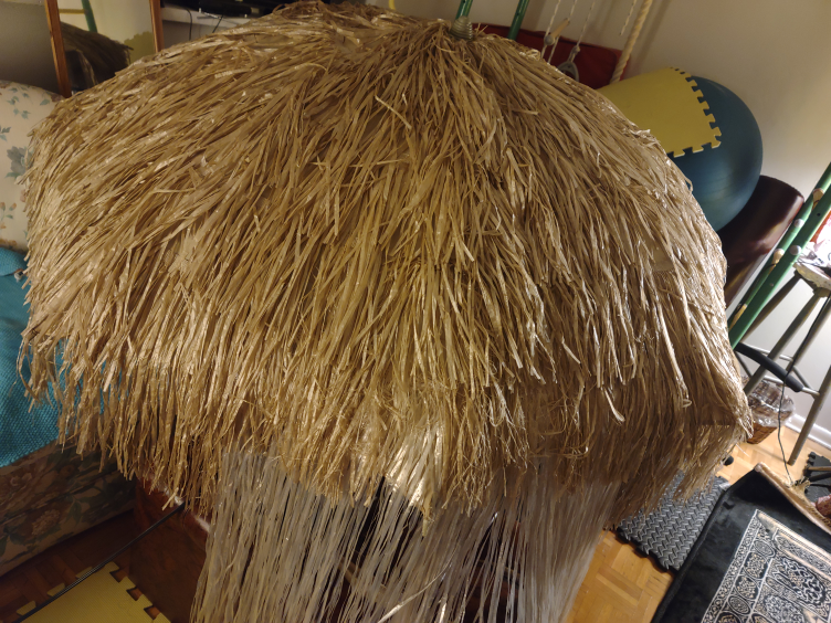 Vintage Wicker Parasol UMBRELLA - photo 4