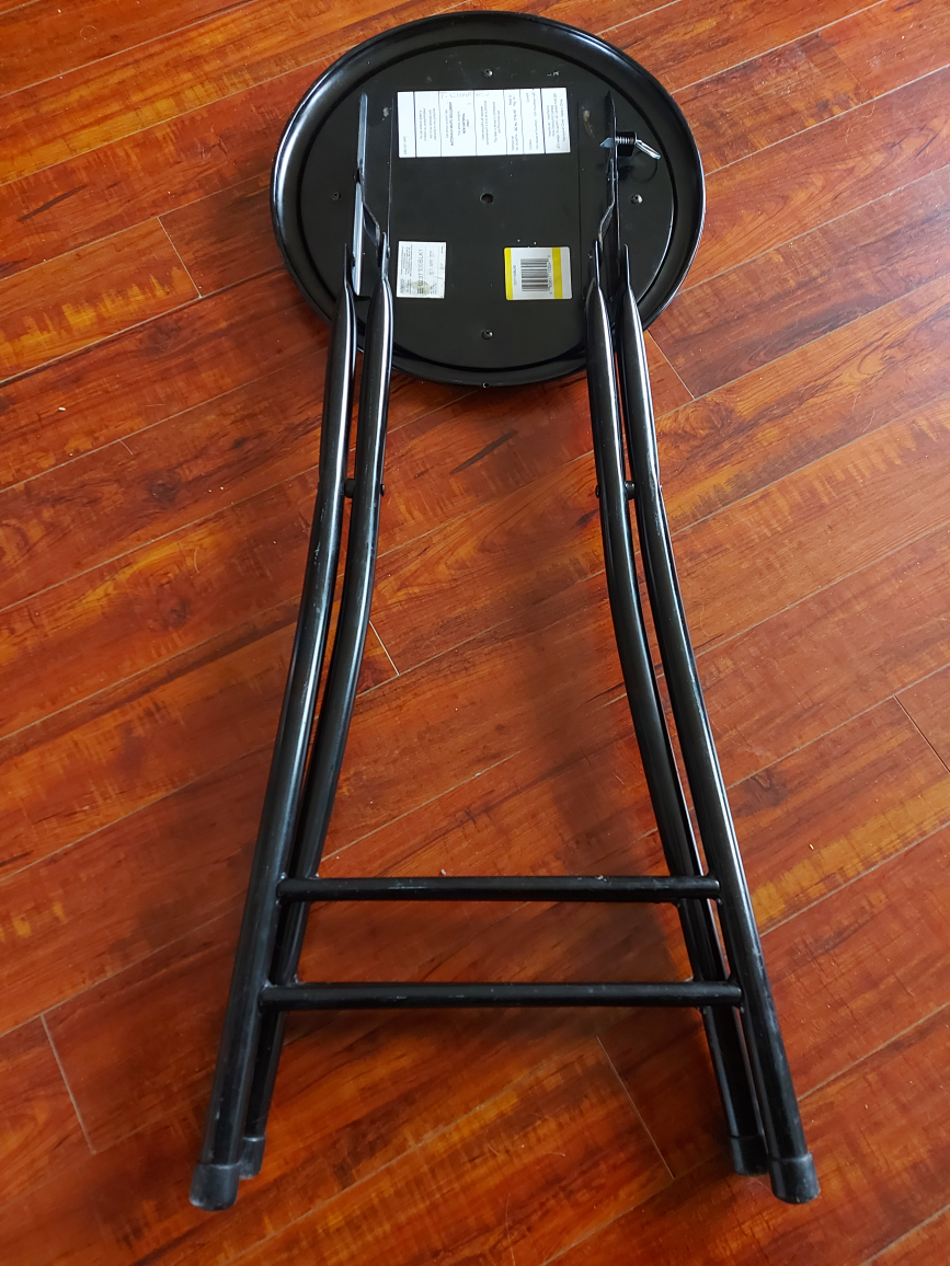Folding Stool - Black - photo 3