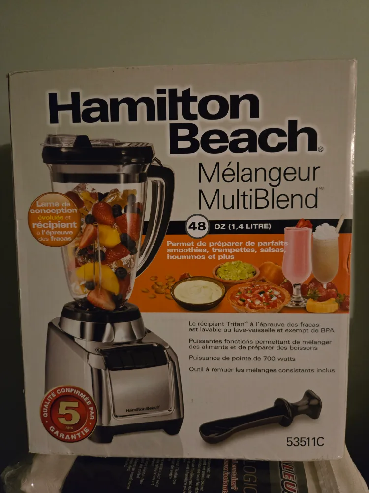 Hamilton Beach MultiBlend Blender thumbnail