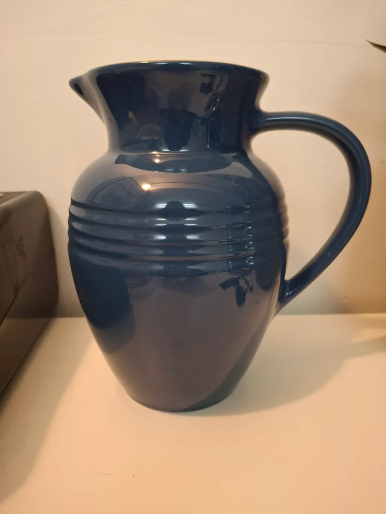 Blue Ceramic Pitcher thumbnail
