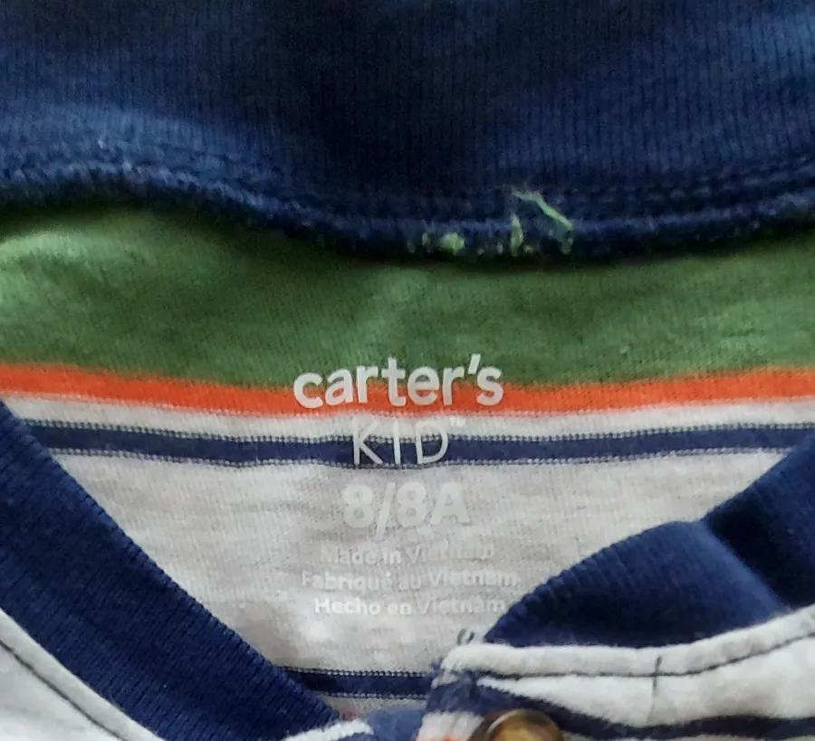Carter's Kid Size 8 Long Sleeve Shirt image indicator(2)