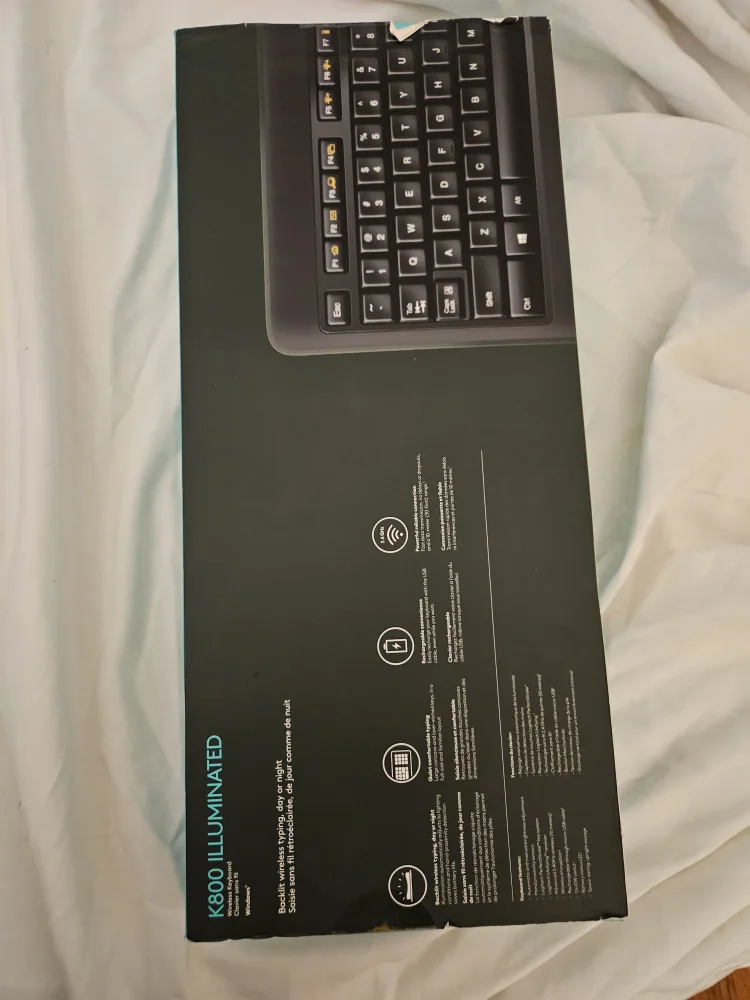 Logitech K800 Illuminated Keyboard image indicator(2)
