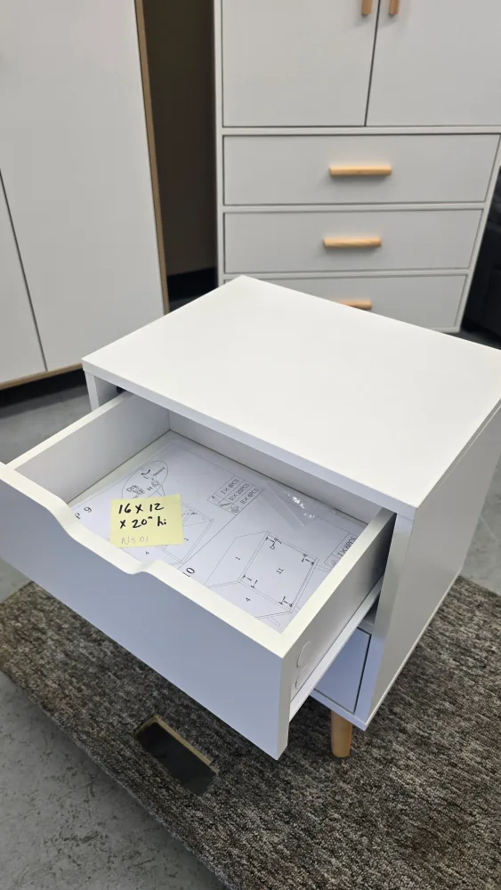 NEW & CHEAP Two Drawer Nightstands image indicator(6)