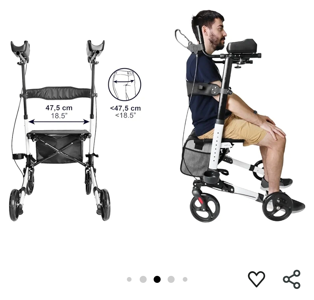 upright rollator walker - photo 3