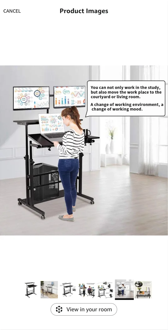 Hadulcet adjustable standing desk image indicator(10)