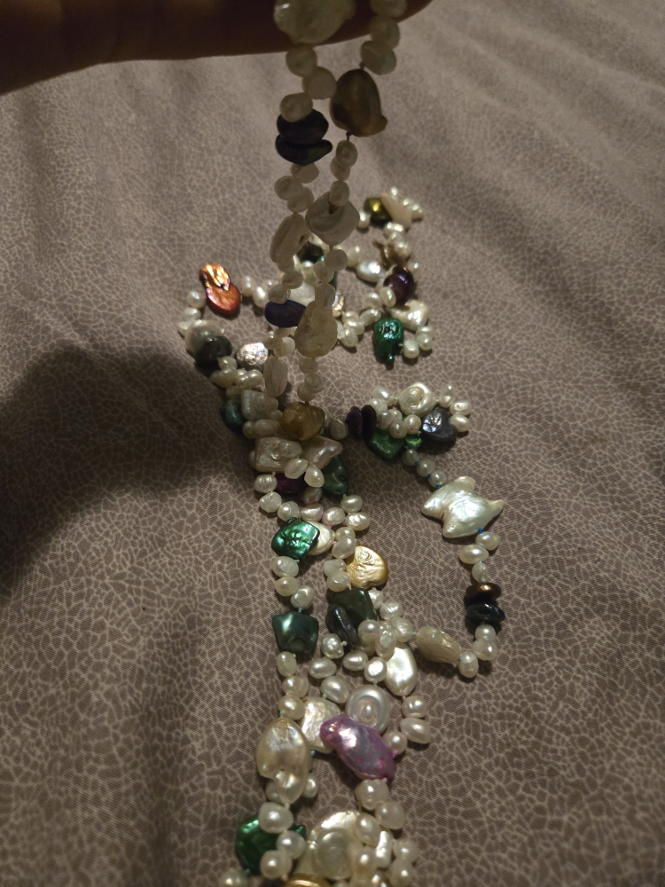 Unique Pearl Necklace 65"