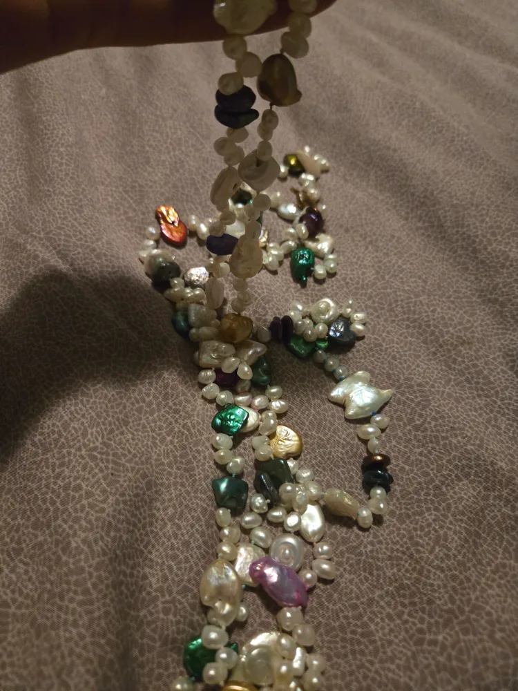 Unique Pearl Necklace 65" thumbnail