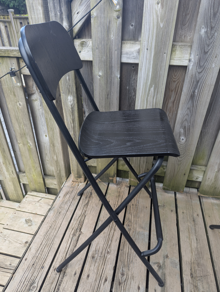 Pair of IKEA folding chairs - photo 2