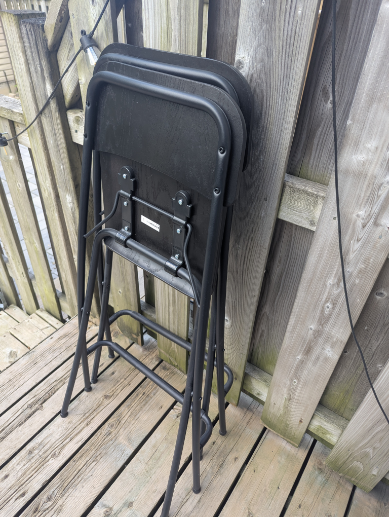 Pair of IKEA folding chairs - photo 3
