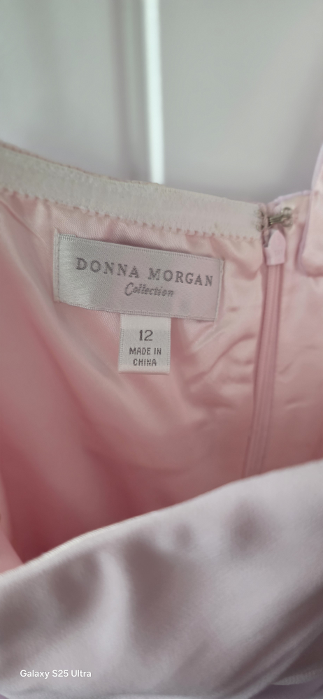 Donna Morgan Pink One-Shoulder Dress - photo 4