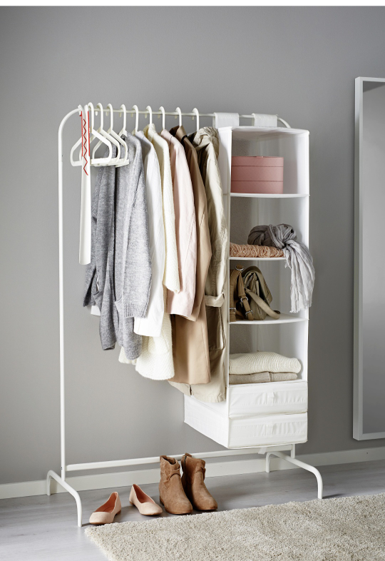 White Clothes Rack from Ikea