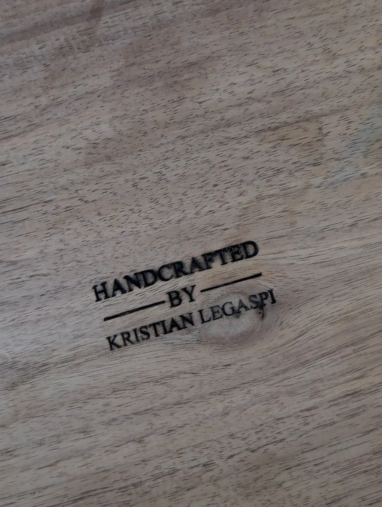 Walnut Handcrafted Kristian Legaspi coffee table or bench image indicator(3)