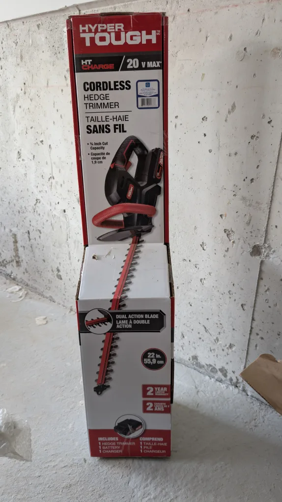 Hyper Tough Cordless Hedge Trimmer thumbnail