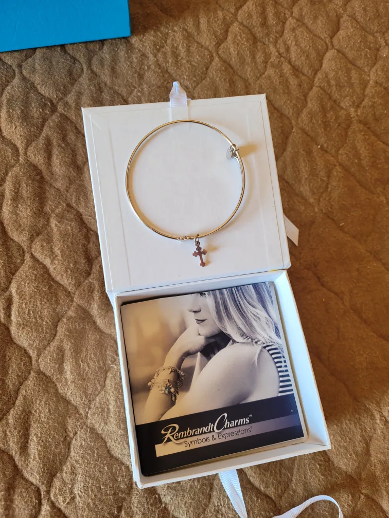 Rembrandt Charms Bracelet with Cross Charm thumbnail
