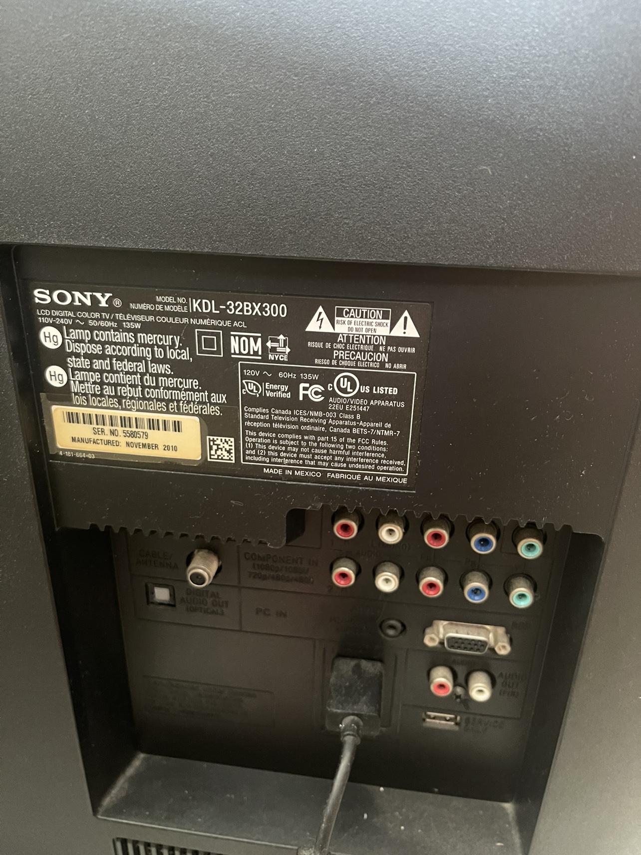Sony BRAVIA TV - 32 inch - photo 2