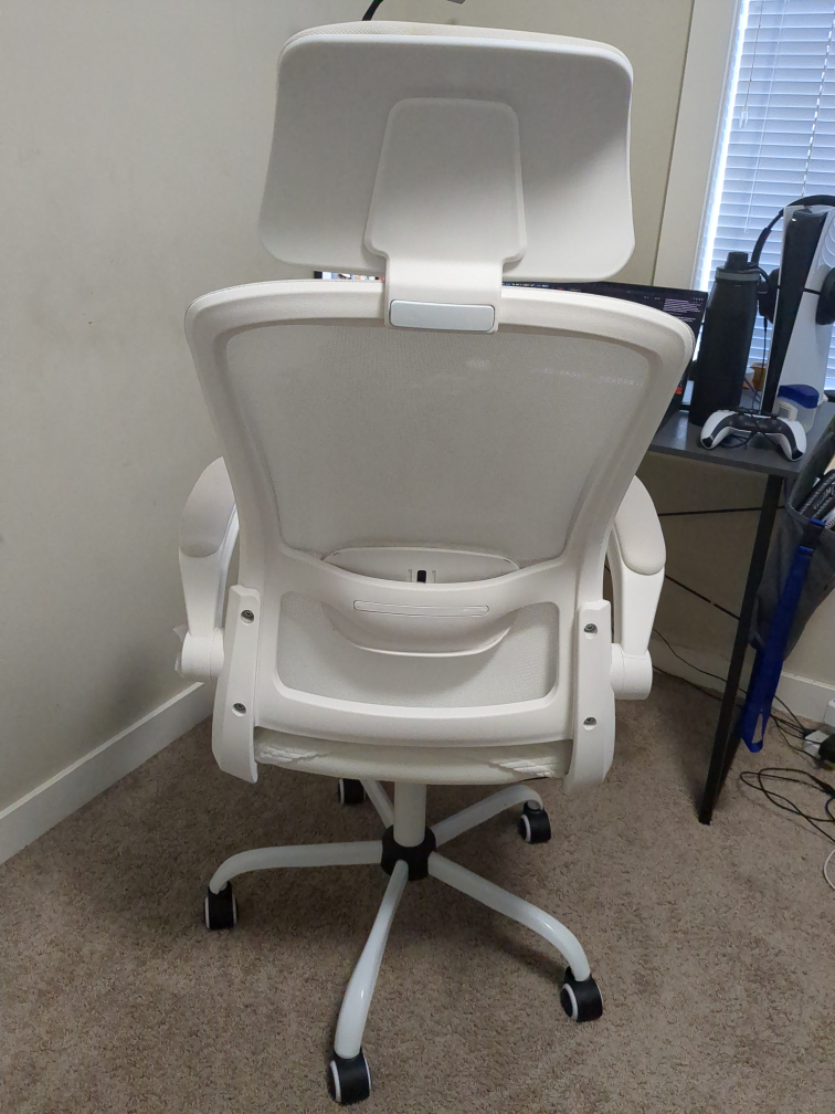 White Ergonomic Office Chair - photo 2