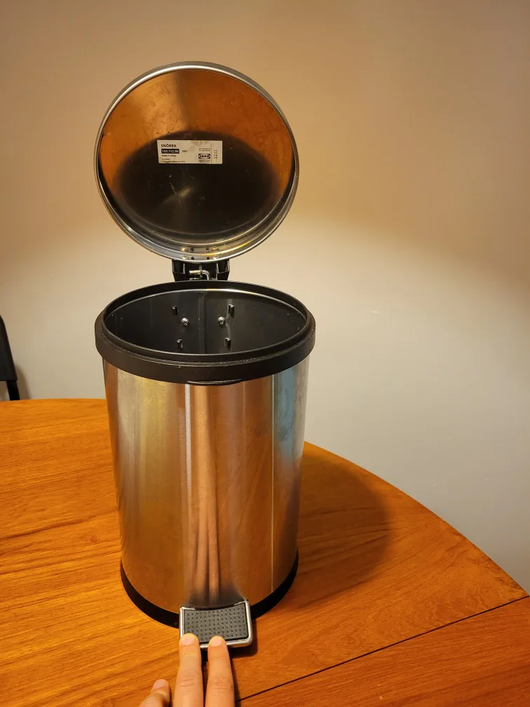 IKEA SNÖRPA Small Step Trash Can thumbnail